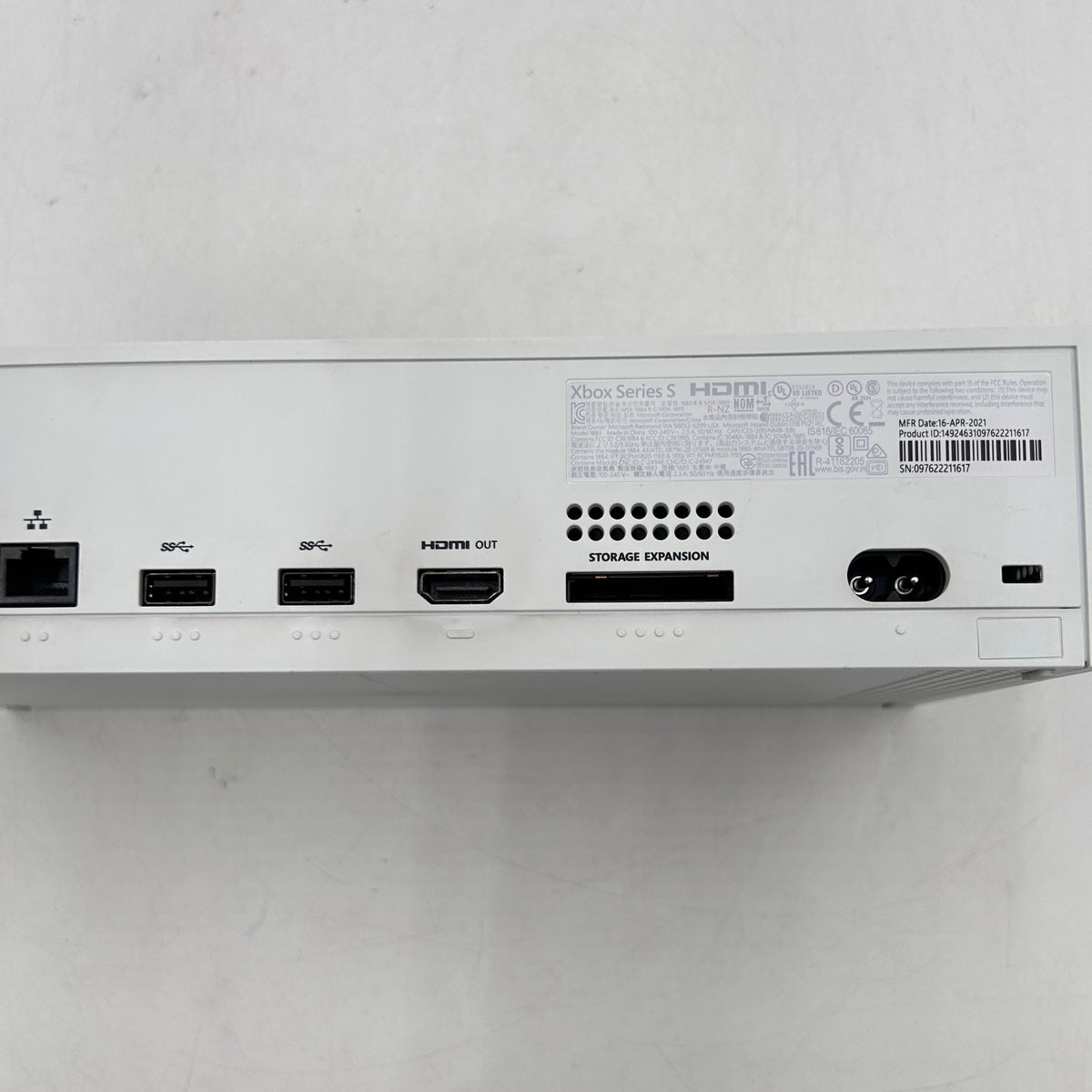 Microsoft Xbox Series S 512GB Console Gaming System Only Robot White 1883