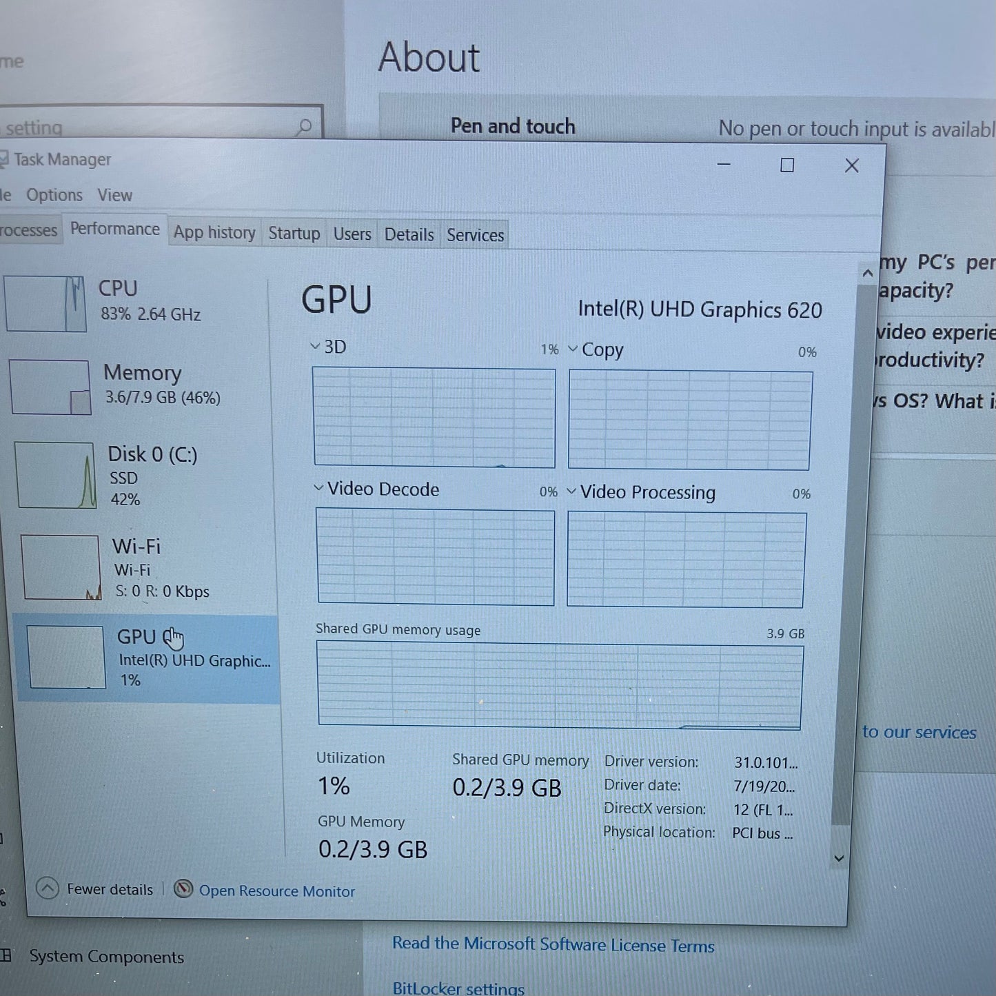 HP Pavilion 15-CC158NR 15.6" i5-8250U 1.8GHz 8GB RAM 256GB SSD