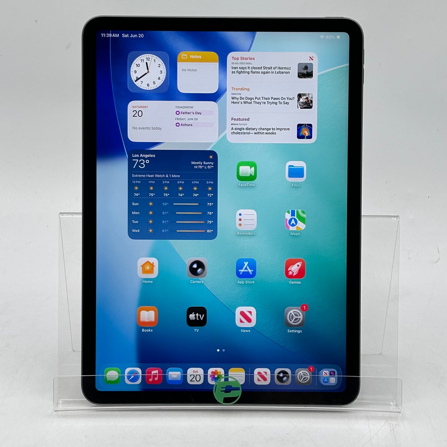 WiFi Only Apple iPad Pro 11" 2nd Gen 128GB Space Gray MY232LL/A