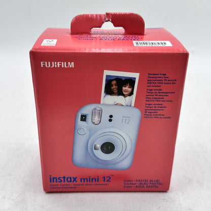 New Fujifilm Instax Mini 12 Instant Camera Pastel Blue