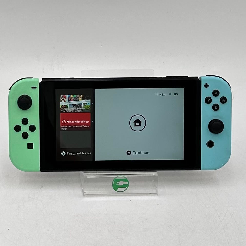 Nintendo Switch v2 Console Gaming System HAC-001(-01)  Animal Crossing Edition
