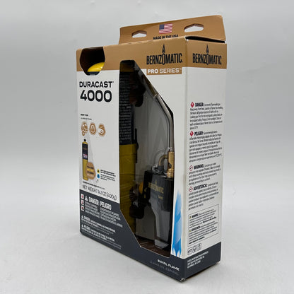 New Bernzomatic Duracast 4000 Pro Series Torch Kit  TS4000ZKC