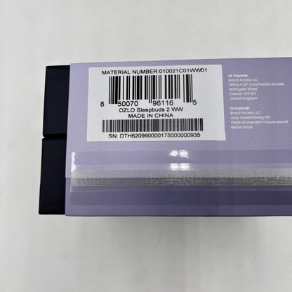 New Ozlo Sleepbuds 2 In-Ear Sleep Earbuds Purple 010021C01WW01