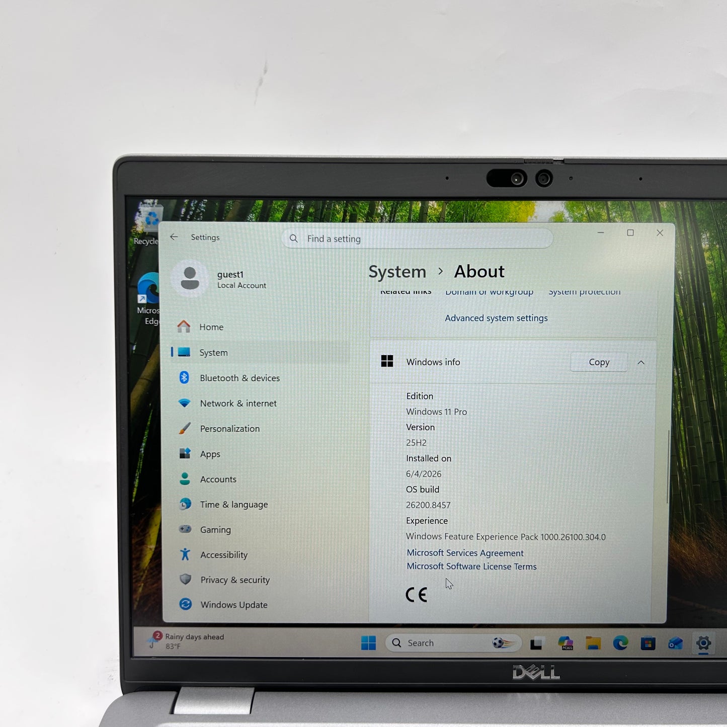 Dell Latitude 5450 14" Core Ultra 7 165U 1.7GHz 32GB RAM 512GB SSD