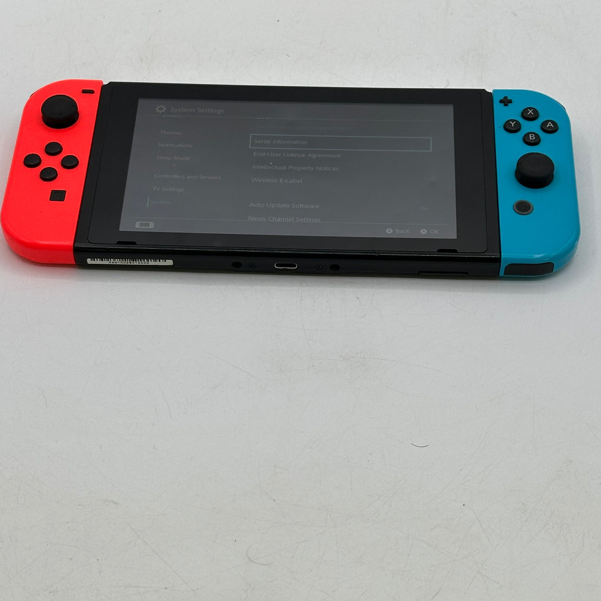 Nintendo Switch v1 Console Gaming System HAC-001 Red/Blue