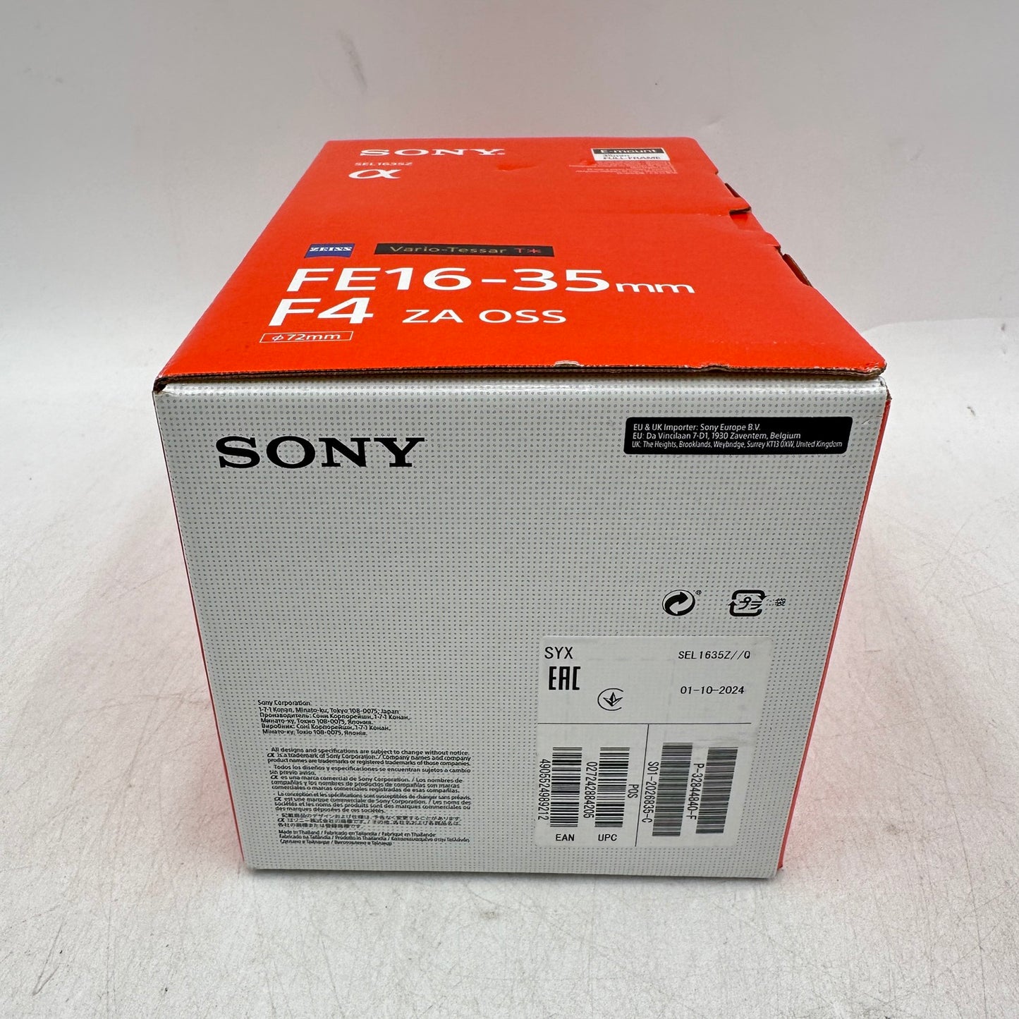 New Sony Vario-Tessar T* FE 16-35mm f/4 ZA OSS E-Mount Full-Frame Lens SEL1635Z