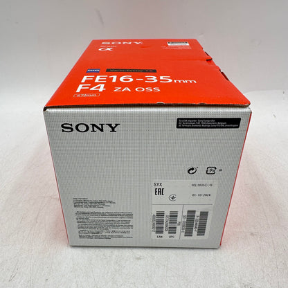New Sony Vario-Tessar T* FE 16-35mm f/4 ZA OSS E-Mount Full-Frame Lens SEL1635Z