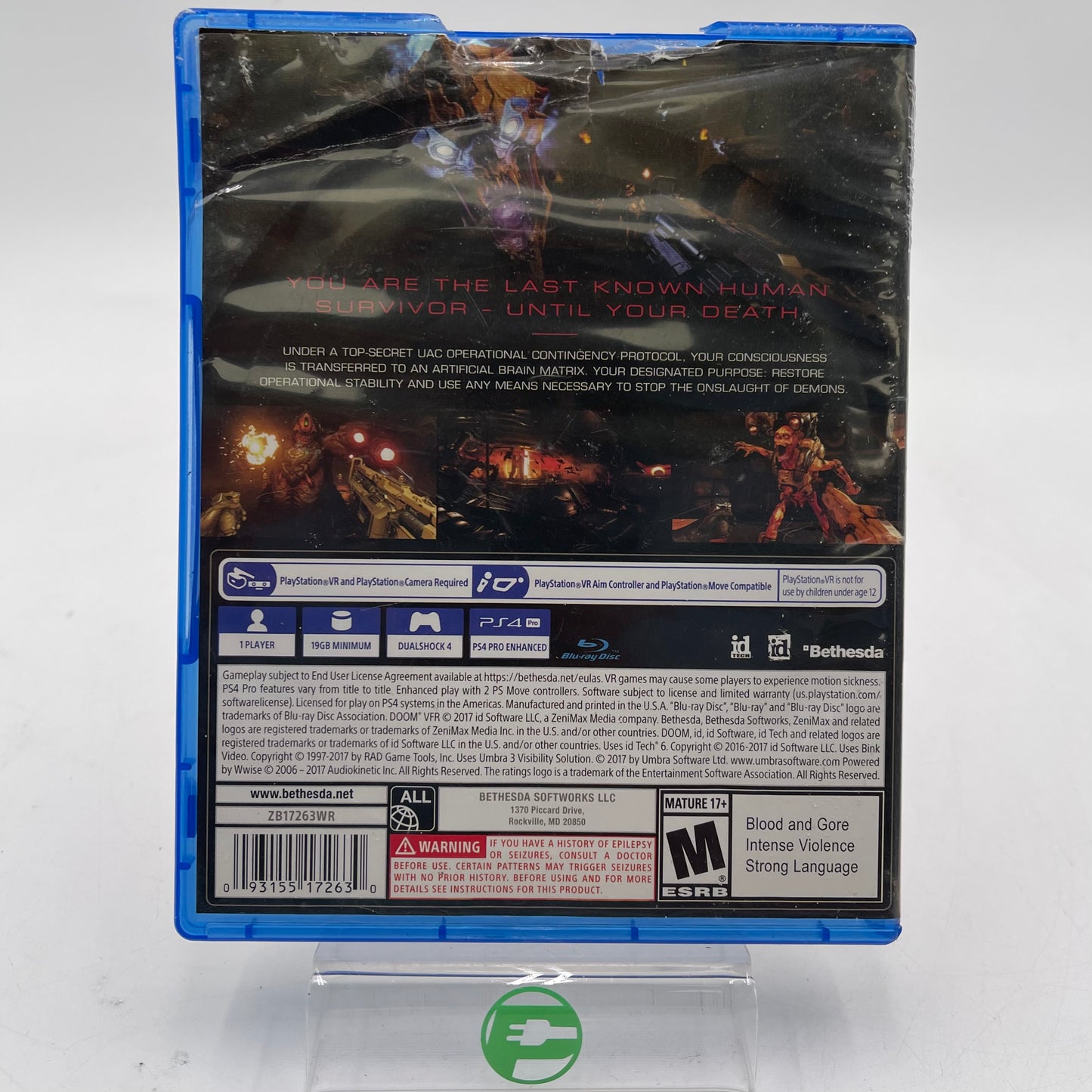 Doom VFR (PlayStation 4 PS4, 2017)