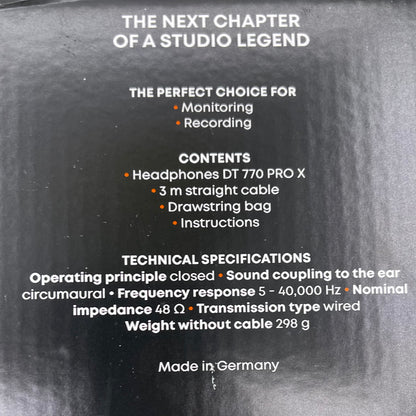 Beyerdynamic DT 770 PRO Over-Ear Dynamic Studio Headphone Black