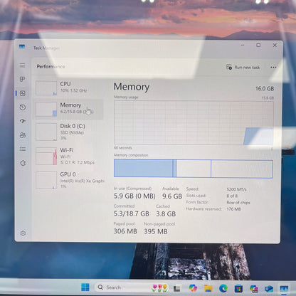 Microsoft Surface Pro 9 2038 13" i5-1235U 2.5GHz 16GB RAM 256GB SSD