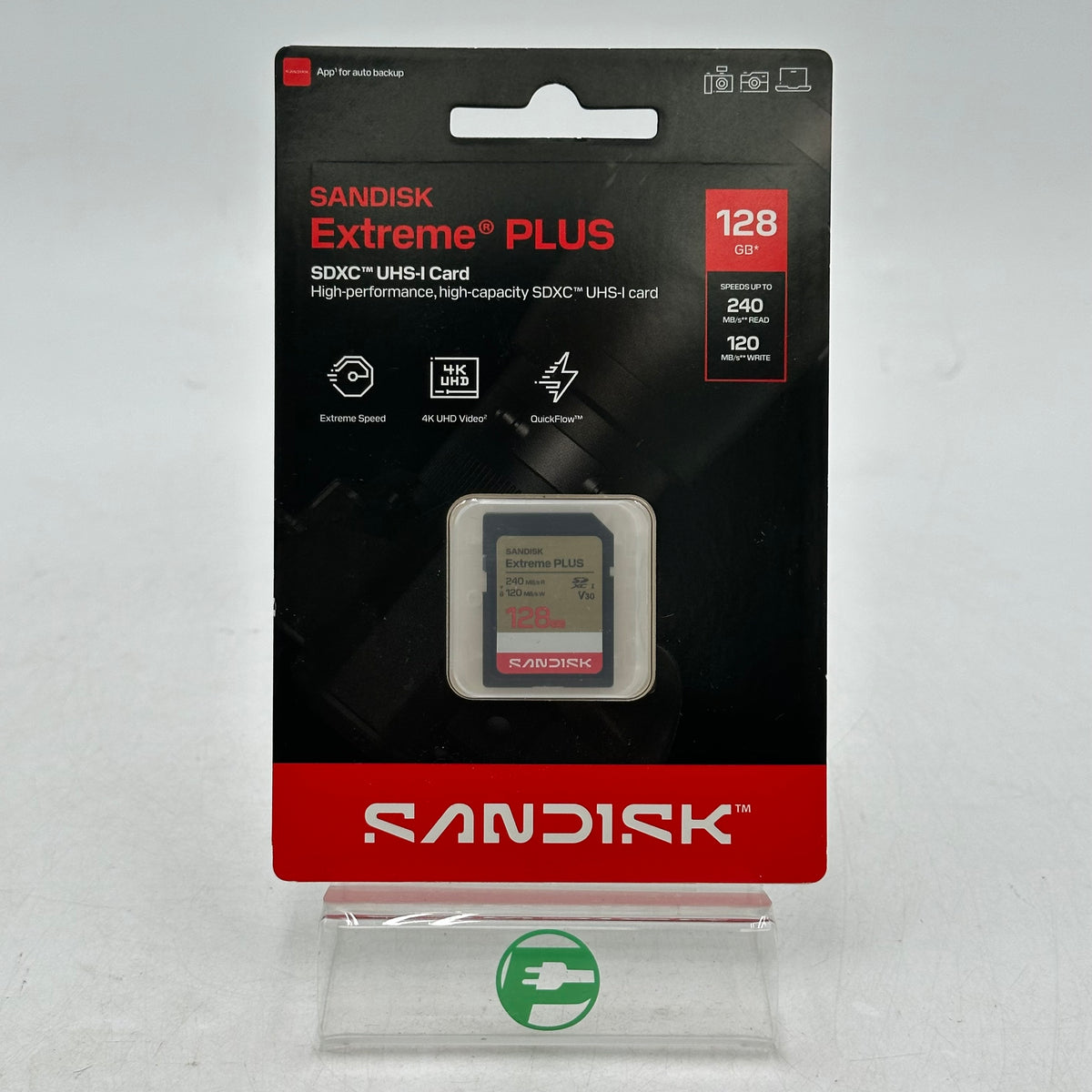 New SanDisk SDXC UHS-I Extreme Plus 128GB Memory Card SDSDXWI-128G-ATCIN