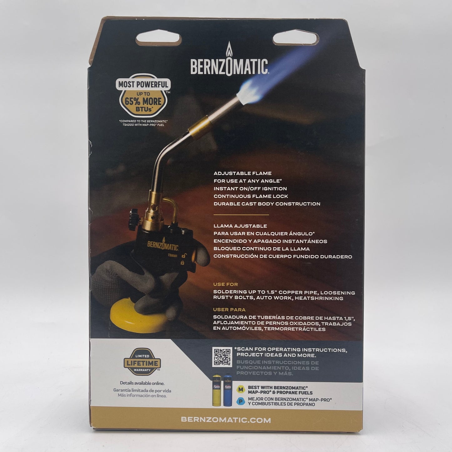 New Bernzomatic Duracast 8000 with Adjustable Flame Torch Kit TS8000BZKC