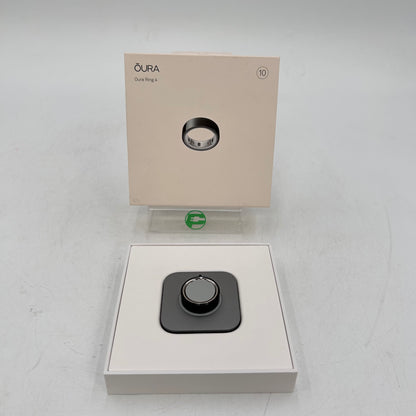 Oura Ring 4 Size 10 Black Titanium Smart Ring JZ90-54144-10