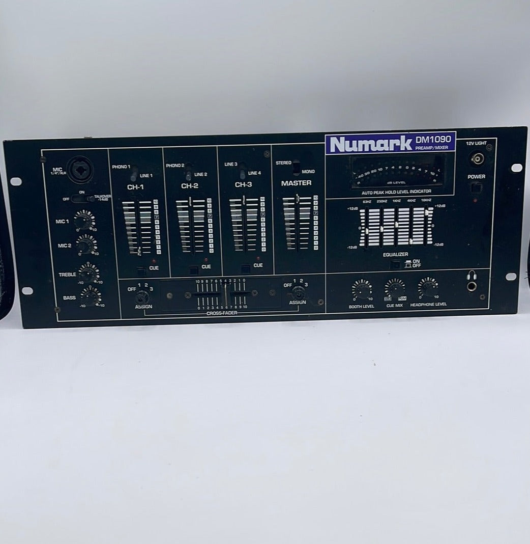 Numark DM1090 3 Channel DJ Mixer Unit Only