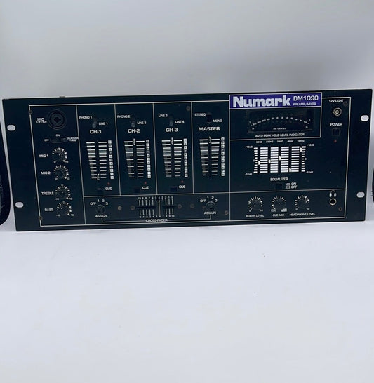 Numark DM1090 3 Channel DJ Mixer Unit Only
