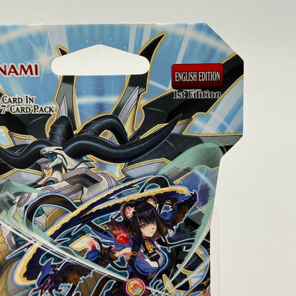 New Yui-Gi-Oh! Justice Hunters Sleeved Booster Pack 1st Edition