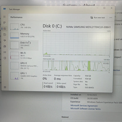 HP Omen 16-B005DX 16.1 I7-11800H 2.3GHz 32GB RAM 1TB SSD GeForce RTX 3070