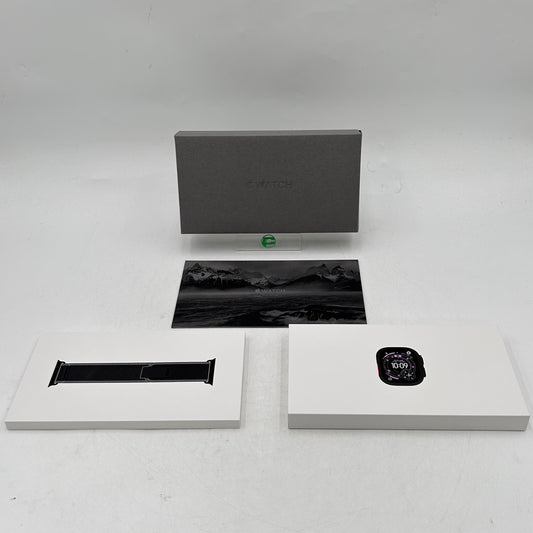 New Unlocked Apple Watch Ultra 3 49MM Black Titanium Black Trail Loop MF1H4LW/A