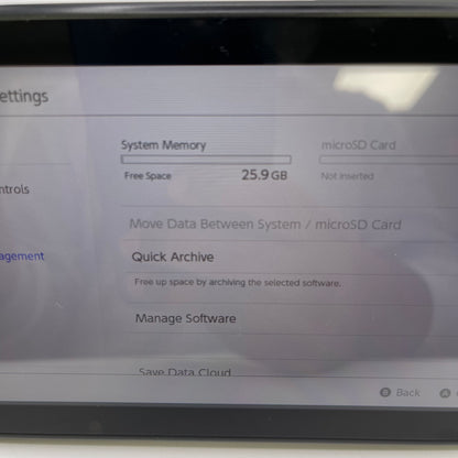 Nintendo Switch v2 Video Game Console HAC-001(-01) Black