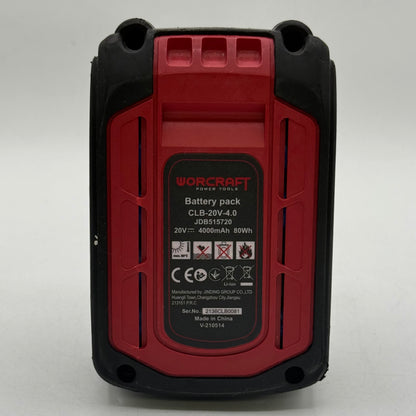 Worcraft Power Tools 20V CLB-20V-4.0 Battery Pack JDB515720