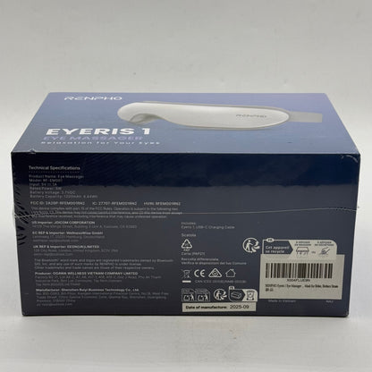 New RENPHO EYERIS 1 Eye Massager RF-EM001