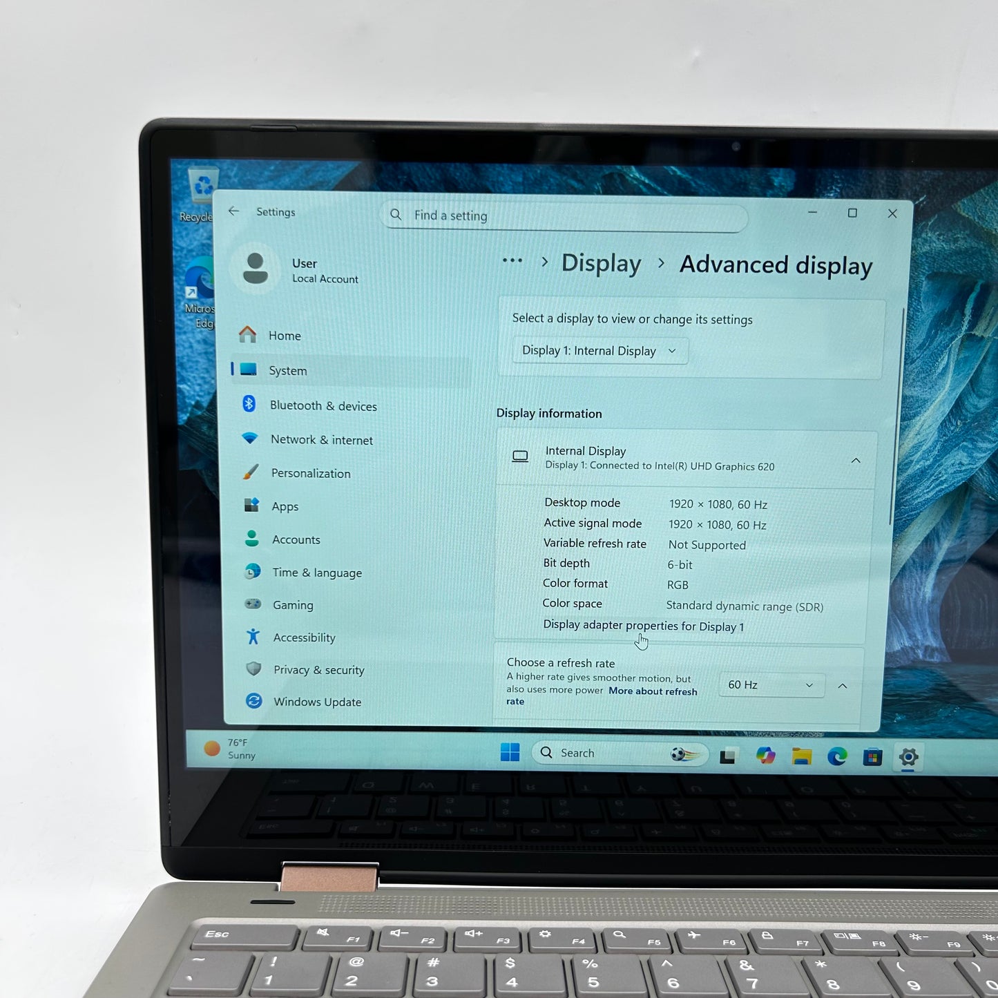 Onn Laptop 100002434 13.3" i3-8145U 2.1GHz 4GB RAM 128GB SSD