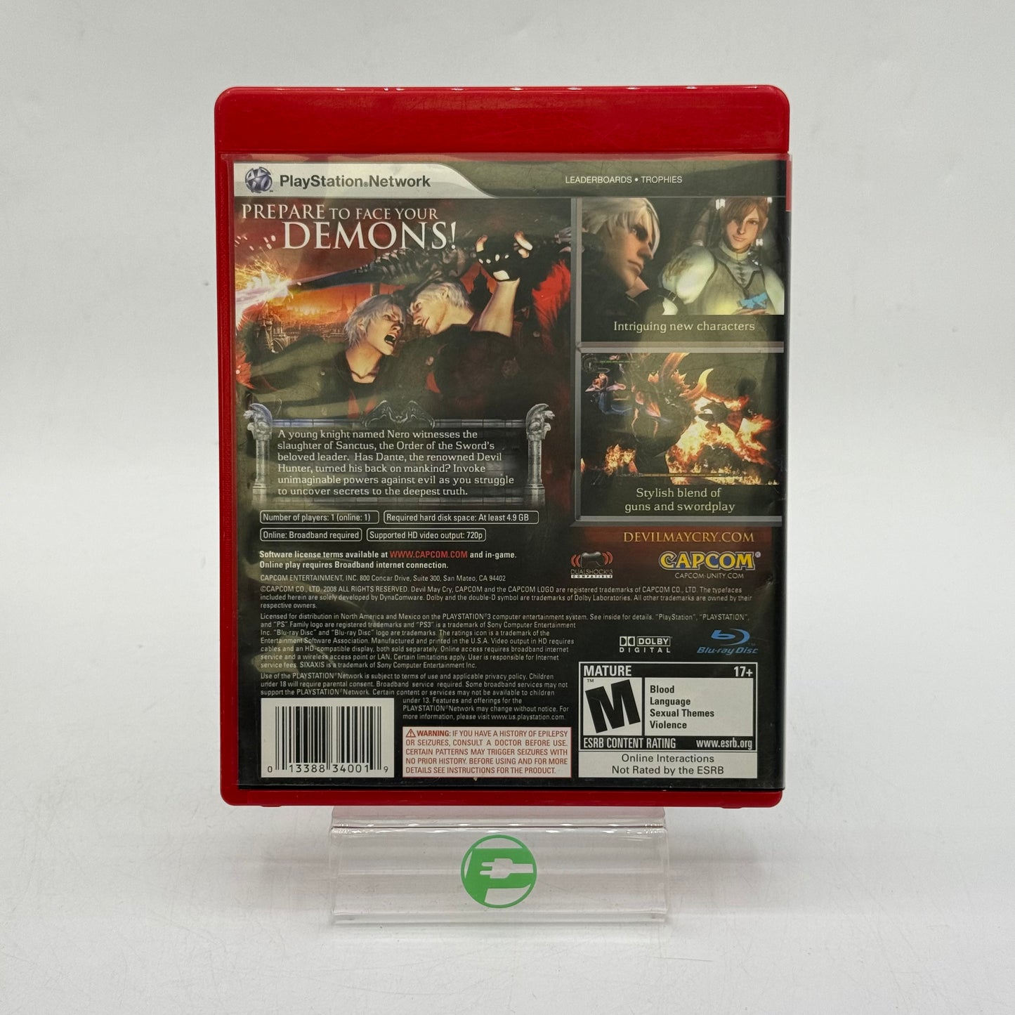 Devil May Cry 4 (Sony PlayStation 3 PS3, 2008)