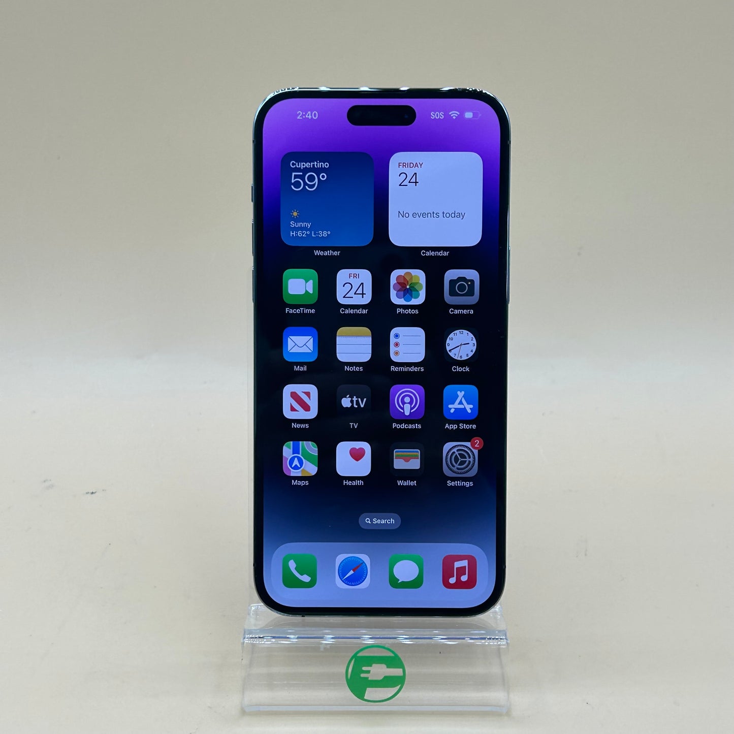 T-Mobile Apple iPhone 14 Pro Max eSIM 256GB 17.4.1 Purple A2651