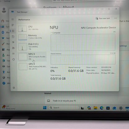 Dell Pro 14 Plus PB14255 14" Ryzen AI 7 Pro 350 2.0GHz 64GB RAM 256GB SSD