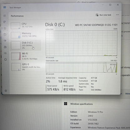 Lenovo IdeaPad Slim 5 Gen 8 16" i7-1355U 1.7GHz 16GB RAM 512GB SSD