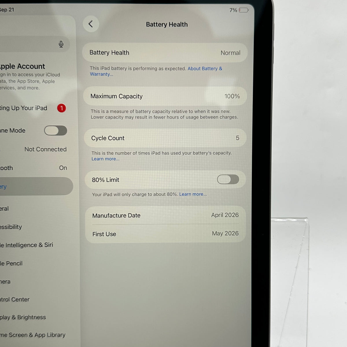 WiFi Only Apple iPad Air 11" M4 128GB Space Gray MH304LL/A