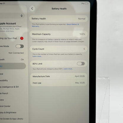 WiFi Only Apple iPad Air 11" M4 128GB Space Gray MH304LL/A