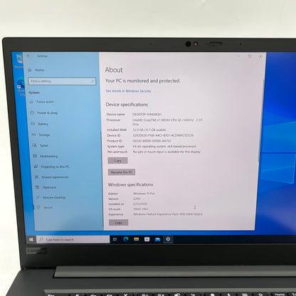 Lenovo ThinkPad P1 Gen 2 15.6" i7-9850H 2.6GHz 32GB RAM 1TB SSD Quadro T1000