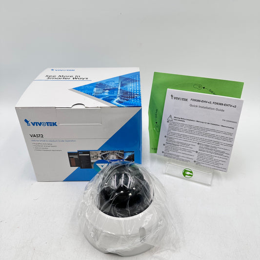 New Vivotek FD9389-EHTV-v2 Dome Network Camera