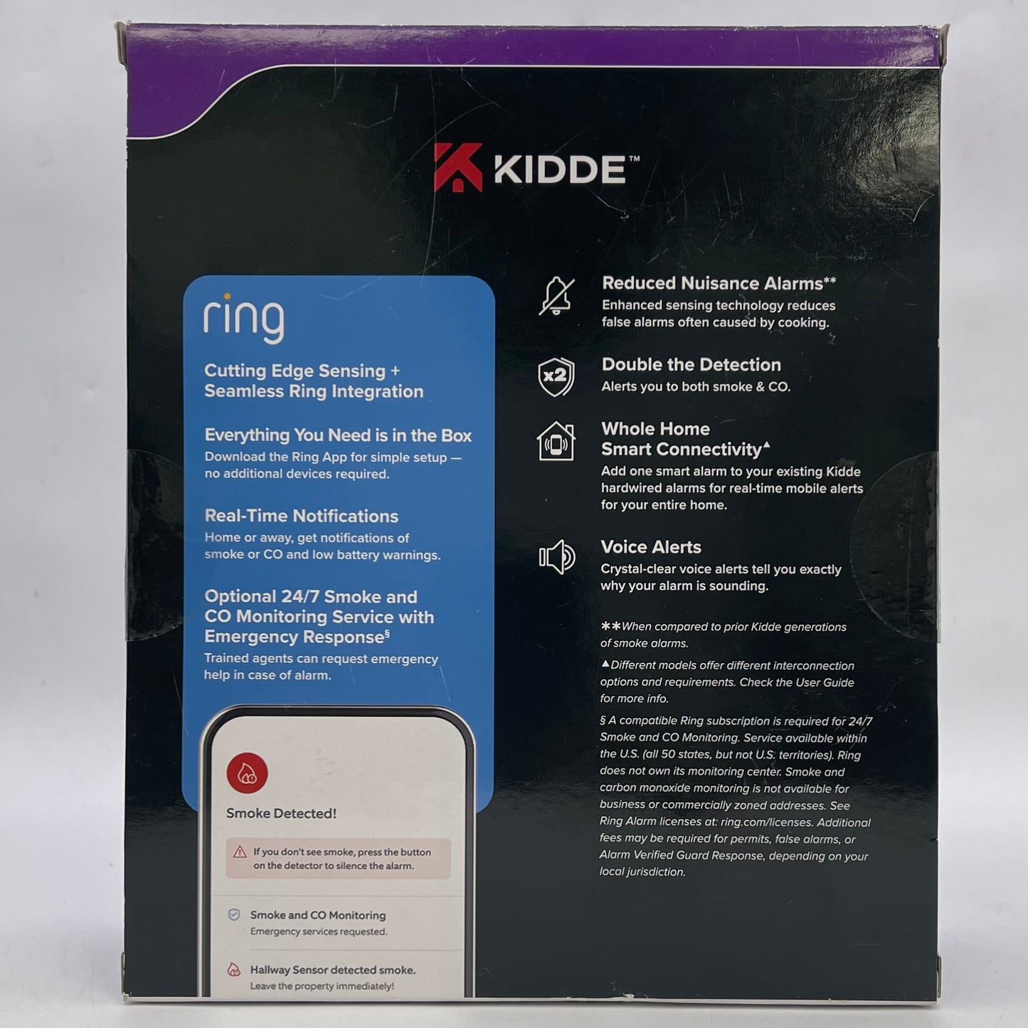 New KIDDE Smart Smoke + Carbon Monoxide Alarm