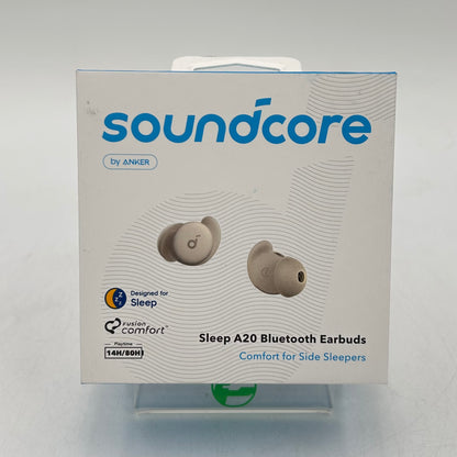 New Soundcore by Anker Sleep A20 In-Ear Wireless Ear Piece White A6611