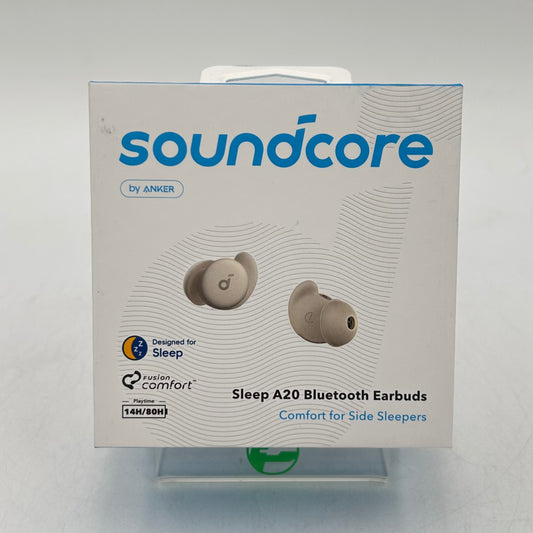 New Soundcore by Anker Sleep A20 In-Ear Wireless Ear Piece White A6611