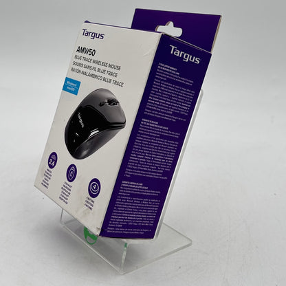 New Targus Blue Trace  AMW50 Wireless Mouse Black