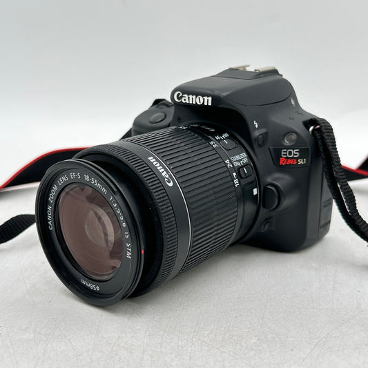 Canon EOS Rebel SL1 18.0MP Digital SLR Camera 5775 SC W/ EFS 18-55mm Lens Kit