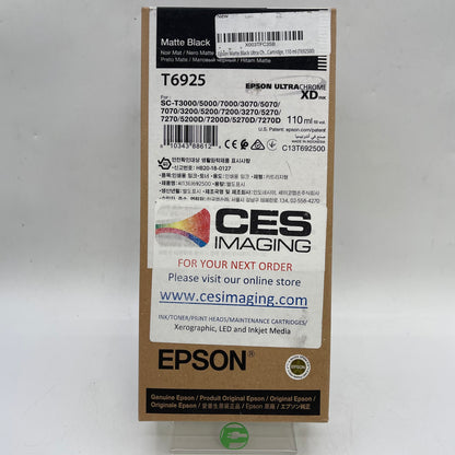 New Epson T6925 C13T692500 Matte Black Ink Cartridge