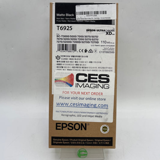 New Epson T6925 C13T692500 Matte Black Ink Cartridge