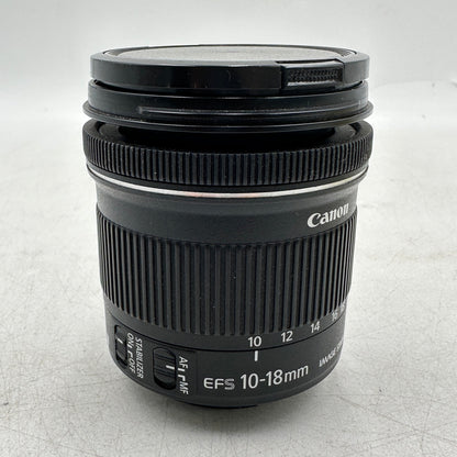 Canon EF-S Ultra Wide-Angle Zoom Lens 10-18mm f/4.5-5.6 IS STM