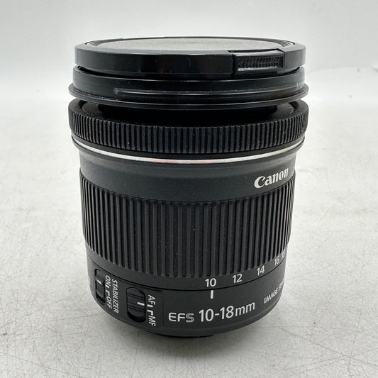 Canon EF-S Ultra Wide-Angle Zoom Lens 10-18mm f/4.5-5.6 IS STM