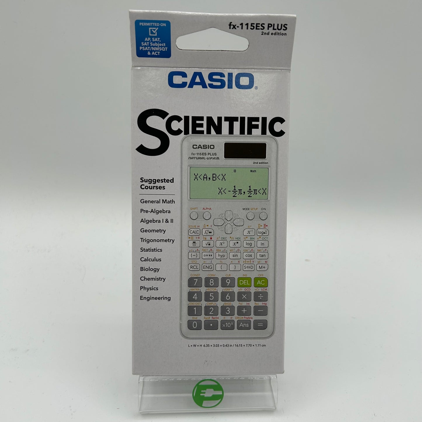 New Casio fx-115ES Plus 2nd Edition Graphing Calculator