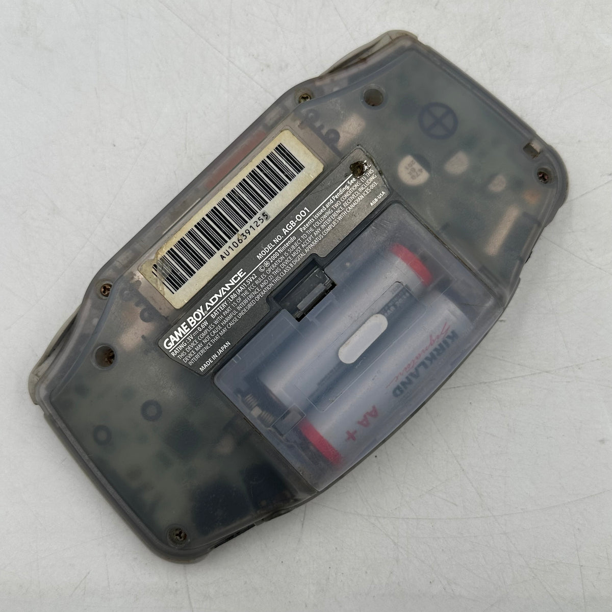 Nintendo Game Boy Advance Handheld Game Console AGB-001 Clear