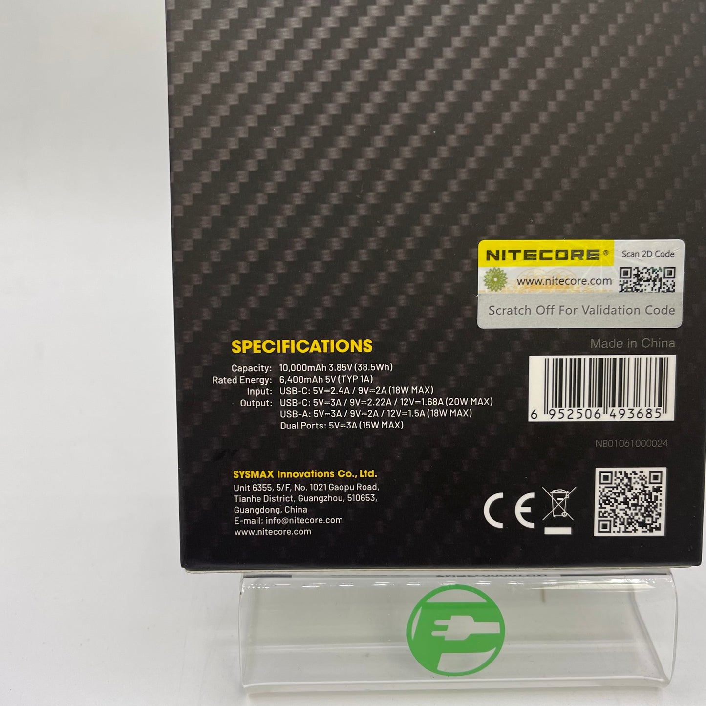 New NITECORE Ultra Lightweight Energy Brick 10000mAh Power Bank NB10000 GEN 2