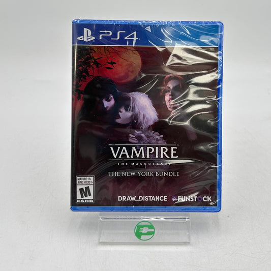 New Vampire: The Masquerade The New York Bundle (Sony PlayStation 4 PS4, 2023)