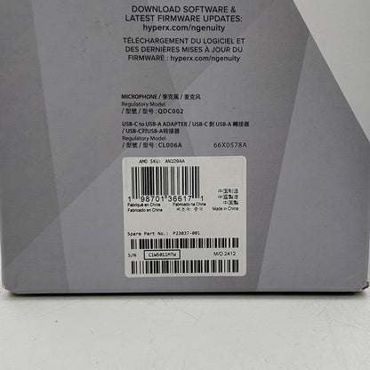 HyperX Quadcast 2 20Hz - 20kHz Condenser Studio Microphone QDC002