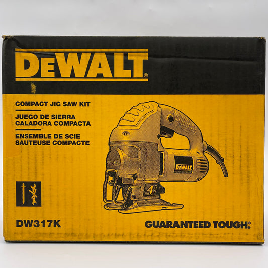 New DeWalt DW317K Compact Jig Saw Kit