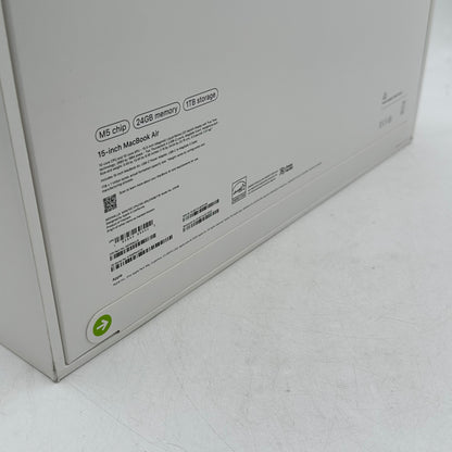 New 2026 Apple MacBook Air 15" M5 10C GPU 4.6GHz 24GB RAM 1TB SSD A3448
